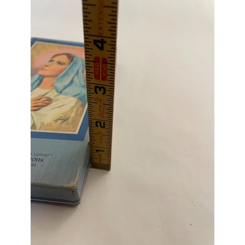 Vintage Catholic Virgin Mary Stationery box (just box)